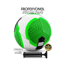 Telvesse Futbol Topu Ft501 Flight Pompalı Set Dayanıklı Sert Zemin Halı Saha Futbol Topu No:5 Çok Renkli