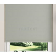 Gri Stor Perde Etek Dilimsiz Gri