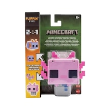 Minecraft Flippin Figs 2 Si 1 Arada Pink Axolotl Ve Blue Axolotl Aksiyon Figürü