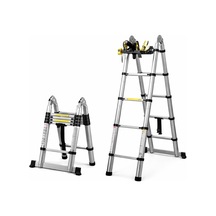 Sunup Sn-29683 4+4 Metre Teleskopik Merdiven Karavan Port Tavan Çadır Tekne Katlanır Alüminyum