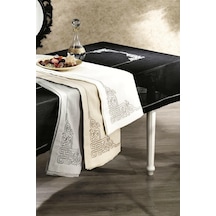 Nazik Home Santa Masa Örtüsü Gri