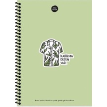 17x24 Kareli Defter - Karizma Desen Var 100 Yaprak Varsayılan