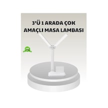 Buğz Led Işıklı Masa Lambası Göz Yormayan, Kısılabilir Ve Esnek Başlıklı .
