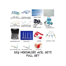 Acil Seti Diş Hekimliği Için Full Set Klinik Tipi