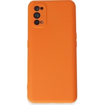 Realme 7 Pro Uyumlu Kılıf Nano İçi Kadife Silikon - Turuncu