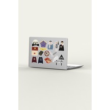 Hp Karışık Tasarımlı A5 Stickers Çıkartma Pytkstk065