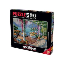 Anatolian 500 Parçalık Puzzle - Mor Salkımlı Teras 3578