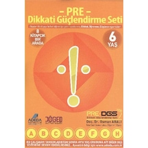 PRE - Dikkati Güçlendirme Seti 6 Yaş - Osman Abalı - Adeda
