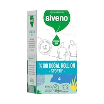 Siveno %100 Doğal Roll-on Sportif Sporcu Deodorant Ter Kokusu Önleyici Bitkisel Lekesiz Vegan 50 Ml Sku: Zeus8690010392510