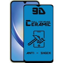 Samsung Galaxy Uyumlu A34 Tam Kaplayan Seramik Nano Esnek Ekran Koruyucu Cam