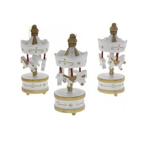 River World Mini Atlı Karınca Beyaz 6'lı Dekoratif