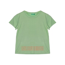 United Colors Of Benetton Kız Çocuk Tshirt Bnt-g21286 Mint