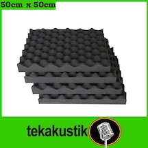 60 Dns Yanmaz Yumurta Akustik Sünger 50Cmx50Cm