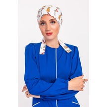 Tesettür Ameliyathane Bonesi - Taş Devri Beyaz