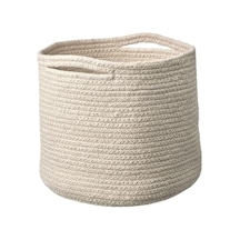 Ikea Tjabbıg Pamuk Örgü Saklama Sepeti 25 X 23 Cm Açık Bej