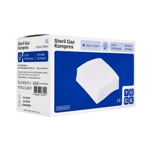 Steril Spanç - 7,5 Cm X 7,5 Cm - 4 Katlı - 100 Lü Kutu