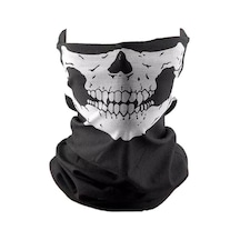 Aida Jewelss Buff Kuru Kafa İskelet Maske Motorcu Kar Maskesi Boyunluk Maske Baf Ağızlık Mask Buff Siyah
