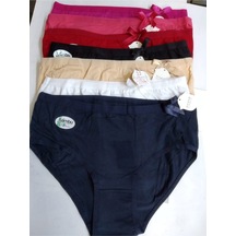 Dondeza 6 Adet Bambu Kadın Bikini  Karışık Kadın Külot Çok Renkli