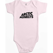 Zepplin Giyim Arctic Monkeys Logo Pembe Bebek Body Zıbın