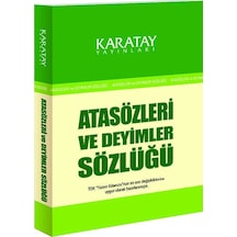 Karatay 4E Sözlük Atasözleri Ve Deyimler Karton Kapak  olacak