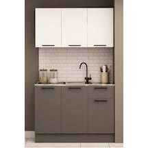 120 CM DANİ EVYELİ MİNİ MUTFAK ÜST MUTFAK DOLABI