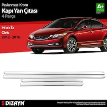 Honda Civic Krom Kapı Yan Çıtası 2012-2016