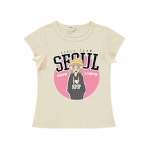 Civil Girls Kız Çocuk Tişört 2-5 Yaş Fil Dişi 18k78alt524s1 Fil Dişi