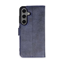 Newface Samsung Galaxy S24 Kılıf Trend S Plus Kapaklı Kılıf - Lacivert