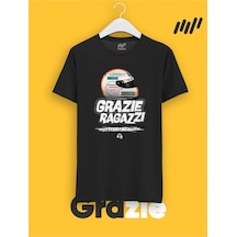 Startmore Sebastian Vettel Grazie Ragazzi T-shirt Siyah