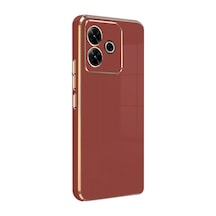 Xiaomi Redmi 13 4g Uyumlu Kılıf Volet Silikon - Kırmızı