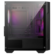 Msi Mag Forge M100A Akrilik yan panel 3x120 MM 1x120 MM Auto RGB Fan Atx Bilgisayar Kasası