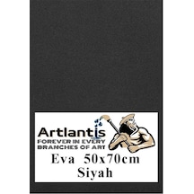Siyah Eva 50x70 Cm 1 Adet Eva Süngeri Okul Kreş Anasınıfı Elişi Etkinlikleri