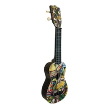 Soprano Ukulele Coconut Desenli Kapak