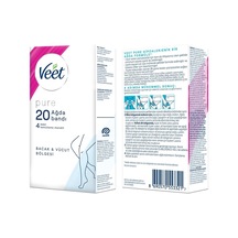 Pure Hipoalerjenik Bacak & Vücut Bölgesi İçin Parfümsüz Sir Ağda Bandı 1 X 20 Adet , Bant