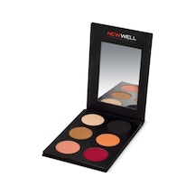 New Well Porcelain Make-Up Eyeshadow 6'Lı Göz Farı Nw 52