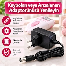 Philips Beauty Epilatör Epilasyon Ağda Kıl Alma Cihazı Uyumlu Şarj Aleti Adaptörü 12v 1a