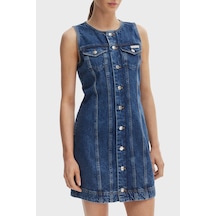 Calvin Klein Bayan Elbise Lv047f761g 0lx Lacivert