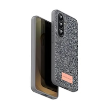 Onegif Samsung Galaxy A17 5g Bright Simli Kapak - Gümüş