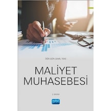 Maliyet Muhasebesi - Cemil Teke - Nobel Akademik Yayıncılık