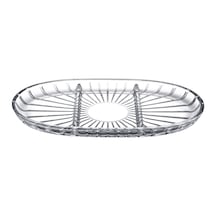 Paşabahçe Elegant Oval Servis Tabağı 16.3 X 27.8 Cm 2 Adet Çok Renkli