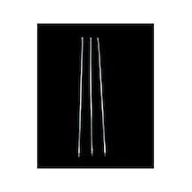 Burgulu Kuşbaşı Şişi - Metal - Kalın Kare - 50 Cm Çok Renkli