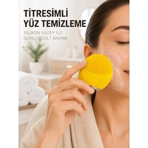 Şarjlı Silikon Yüz Temizleme Ve Cilt Bakım Cihazı Titreşimli Masaj Fırçası