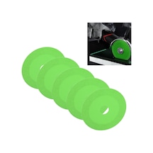 Vkemall Cam, Seramik, Şarap Flakonu Kesici Diskler - Adamas Taşlı, 1mm İnce, 100mm Çap, 5 Adet Yeşil Poşetli