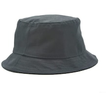 Unisex Siyah Bucket Kova Şapka Balıkçı Şapkası