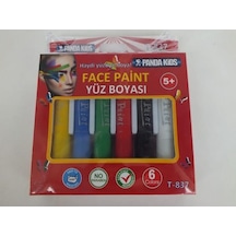 Yüz Boyası 6 Renk - Panda Kids