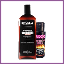 Bezos Brickell Erkek 237 Ml Şampuan Saçsakal Anti-beyaz + 1sıxx Bayan Bay Kaygan Lubrikantkrem 60 Ml Rengaren