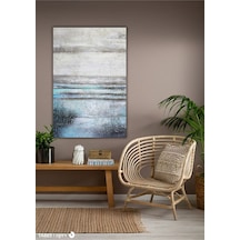 Yağlı Boya Tablo %100 El Yapımı 73cmx103cm Manzara Soyut