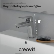 Creavit Slope Krom Lavabo Bataryası 12 Izgara