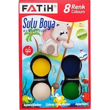 Fatih Sulu Boya 8 Renk 24 Ml S-8 Çok Renkli