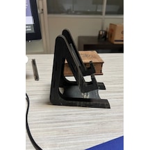 Ahşap Masaüstü Telefon Standı Ve Telefon Tutucu